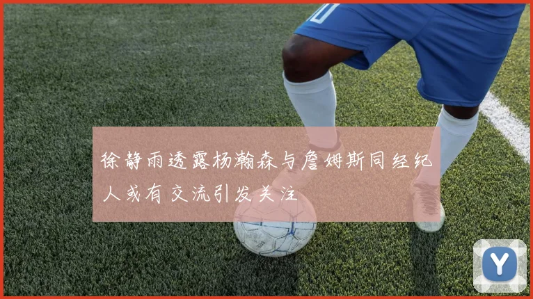 徐静雨透露杨瀚森与詹姆斯同经纪人或有交流引发关注